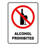 Alcohol Prohibited Sign